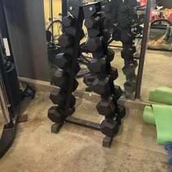 Inspire Dumbbell Set With Rack