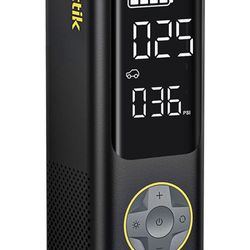 Fanttik X8 APEX Tire Inflator Portable Air Compressor, 2X Faster Inflation, 150PSI Cordless Tire Inflator with LCD Dual Screen, Suitable for Cars, E-B