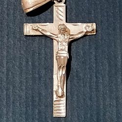 Silver 925 Cross with Jesus 