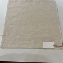 Cotton Pillow Cover 20” x 20” with Seamless Zipper