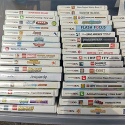 NINTENDO 3DS AND NINTENDO DS GAMES 