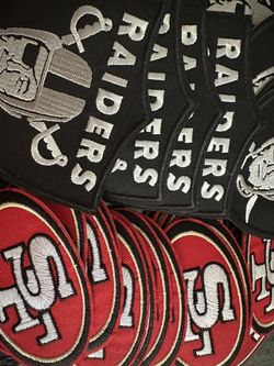 Raiders And 49er Patch