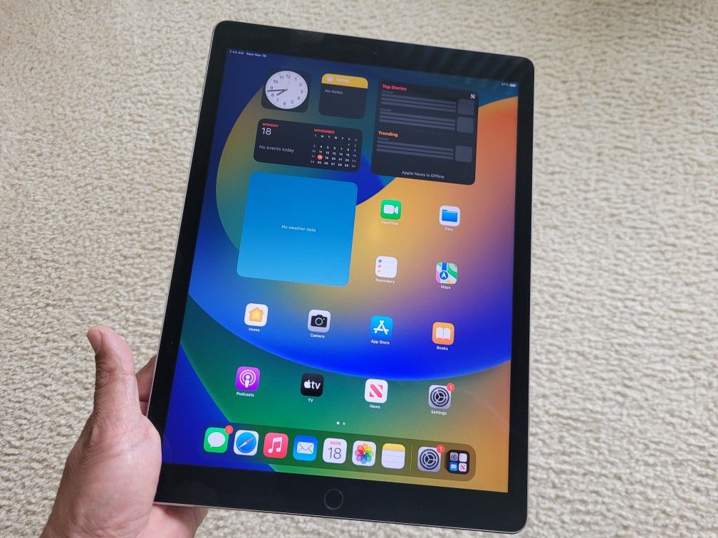 APPLE IPAD PRO 13" 1ST GEN UNLOCKED WIFI ONLY 128GB WORKING GREAT
