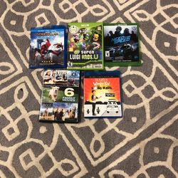Movies, Wii U Games, Xbox Game