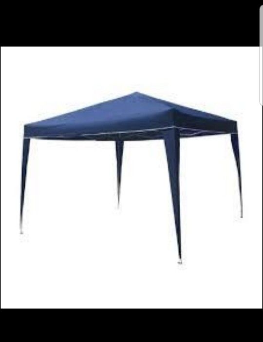Photo New Blue 10 X 10 Popup Blue Canopy Tent