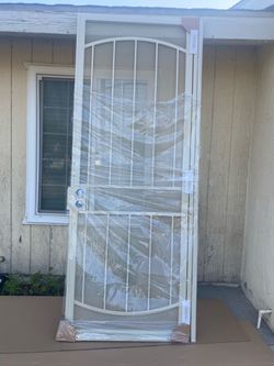 New 36”X 96” Complete Right Side Screen Security Door