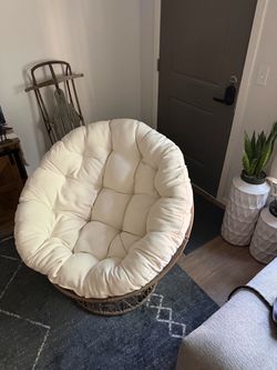Papasan Chair with Cushion