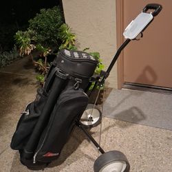 DATREK GOLF BAG PLUS CADDY STAND BRAND NEW NEVER USED