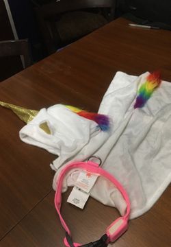 Unicorn costume for dog