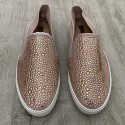 INC International Concepts SAMMEE Rose Gold Sneakers, Size 8.5