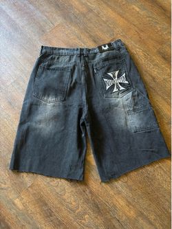 West Coast, Nick, kitten, black then I’m Begging Jean shorts West Coast Nickkitten black baggy jeans shorts