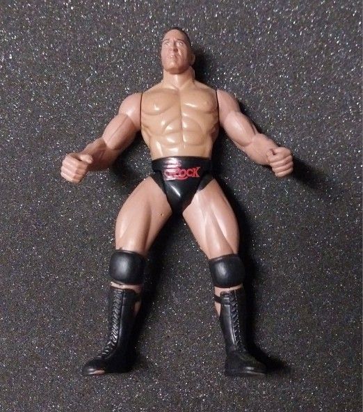 WWE The Rock Toy Action Figure RARE