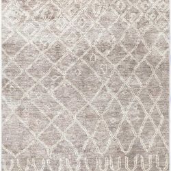 Alfombra rectangular colectiva para decoración, alfombra resistente al agua para sala de estar, dormitorio, cocina, alfombra nórdica Nahla beige de 6 