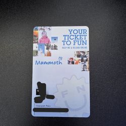 Mammoth Lift Ticket x 3