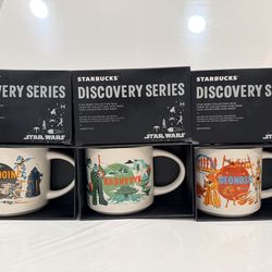 Starbucks Disney Star Wars set of 3 2025 Discovery Series new