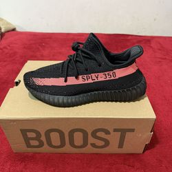 Adidas Yeezy Boost 350 V2 Black Red (Bred) – Size 8.5
