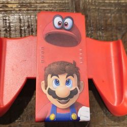 Nintendo Wii Switch Super Mario And Plain Red Joy-Con Comfort Grip