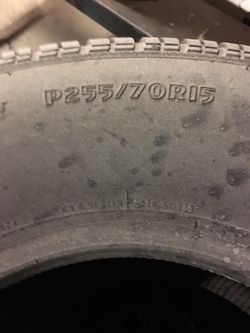 255/70/15 raises white letter tires cooper cobra radial gt