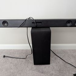 LG Sound bar with subwoofer. 