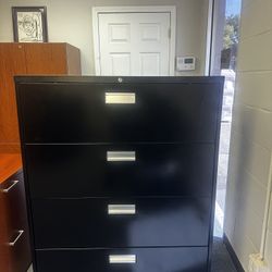 OFFICE/HOME FILE CABINET 4 DRAWERS LATERAL FILE CABINET 
