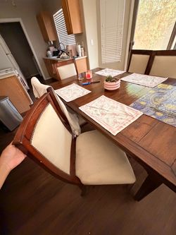 Dining table with chairs