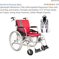 SUMELL Magnesium Lightweight Wheelchair