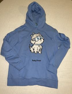 Teddy Fresh x Rick & Morty Sniffles Pullover Hoodie (Blue)
