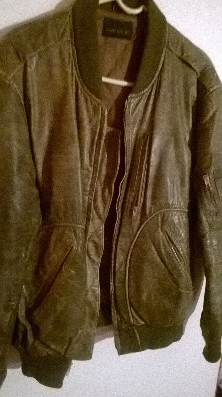 Vintage Leather MA-1 Flight Jacket
