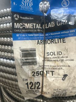 12/2mc cable 250ft