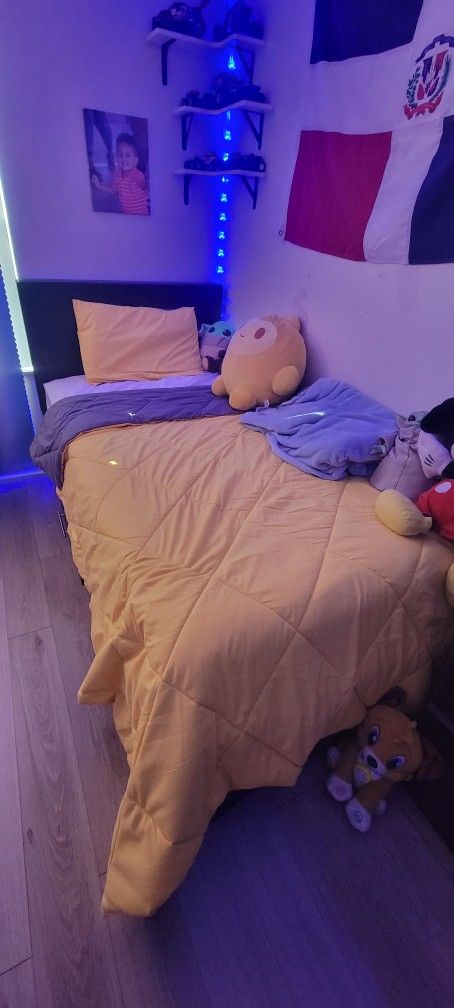 Twin Bed Frame With Mattress