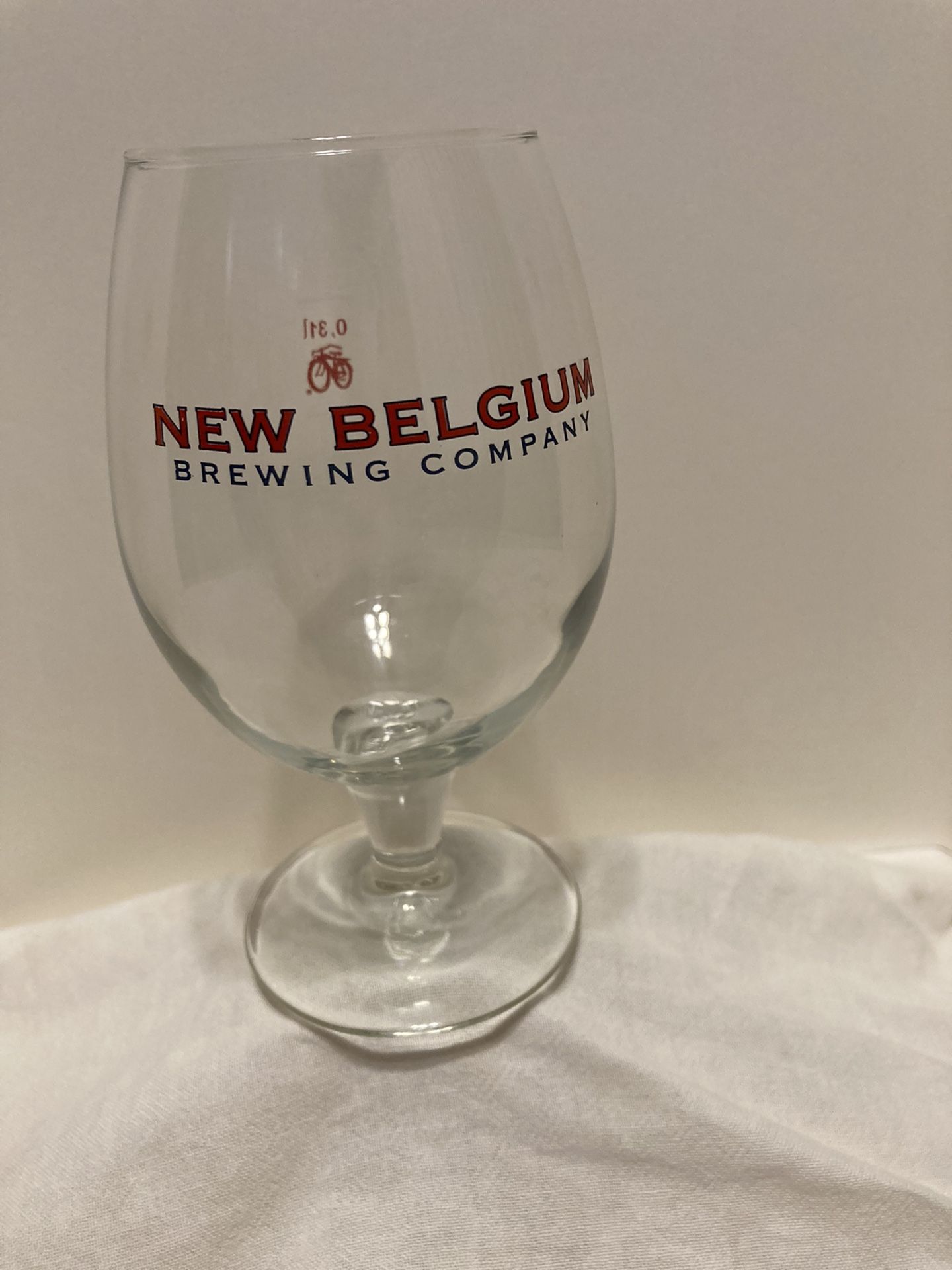 New Belgium Brewery Fat Tire Glass