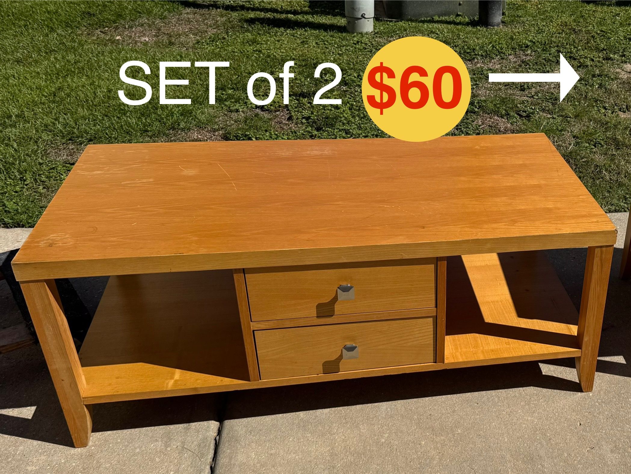 Coffee Table & End Table Set