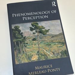 Book Phenomenology Of Perception By Maurice Merleau-Ponty 