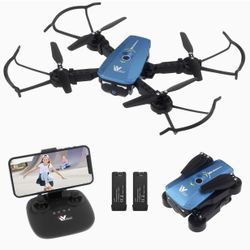  ATTOP Folable 1080P FPV Drone with Camera Gift Ideas Drones for Kids with 1 Key Fly/Land/Return Design Drones for Adults with 360° Flips/3 Speeds/55 