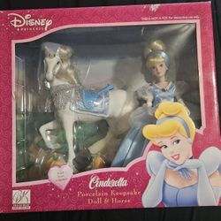Cinderella Porcelain Keepsake Doll & Horse