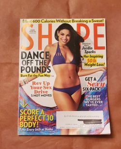 SHAPE MAGAZINE - AUGUST 2012 - NEW