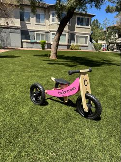Banana Bike Kids Balance Trike Pink
