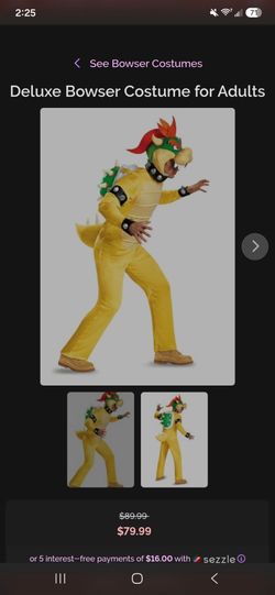 Bowser/King Koopa adult costume
