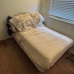 Free Full Size Bed (mattress, Frame, Headboard)