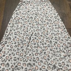 Girls Gray Cheetah Skirt Size 10/12 By Cherokee #3