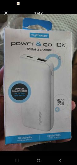 myCharge 10000mAh Power & Go Power Bank
