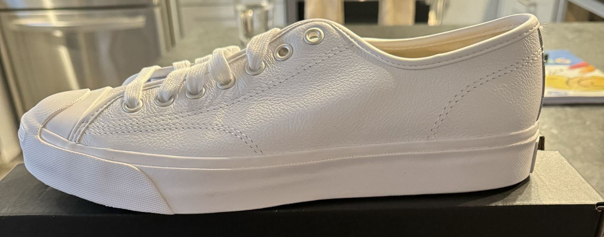 Jack Purcell Men’s Leather Sneaker Size 8.5