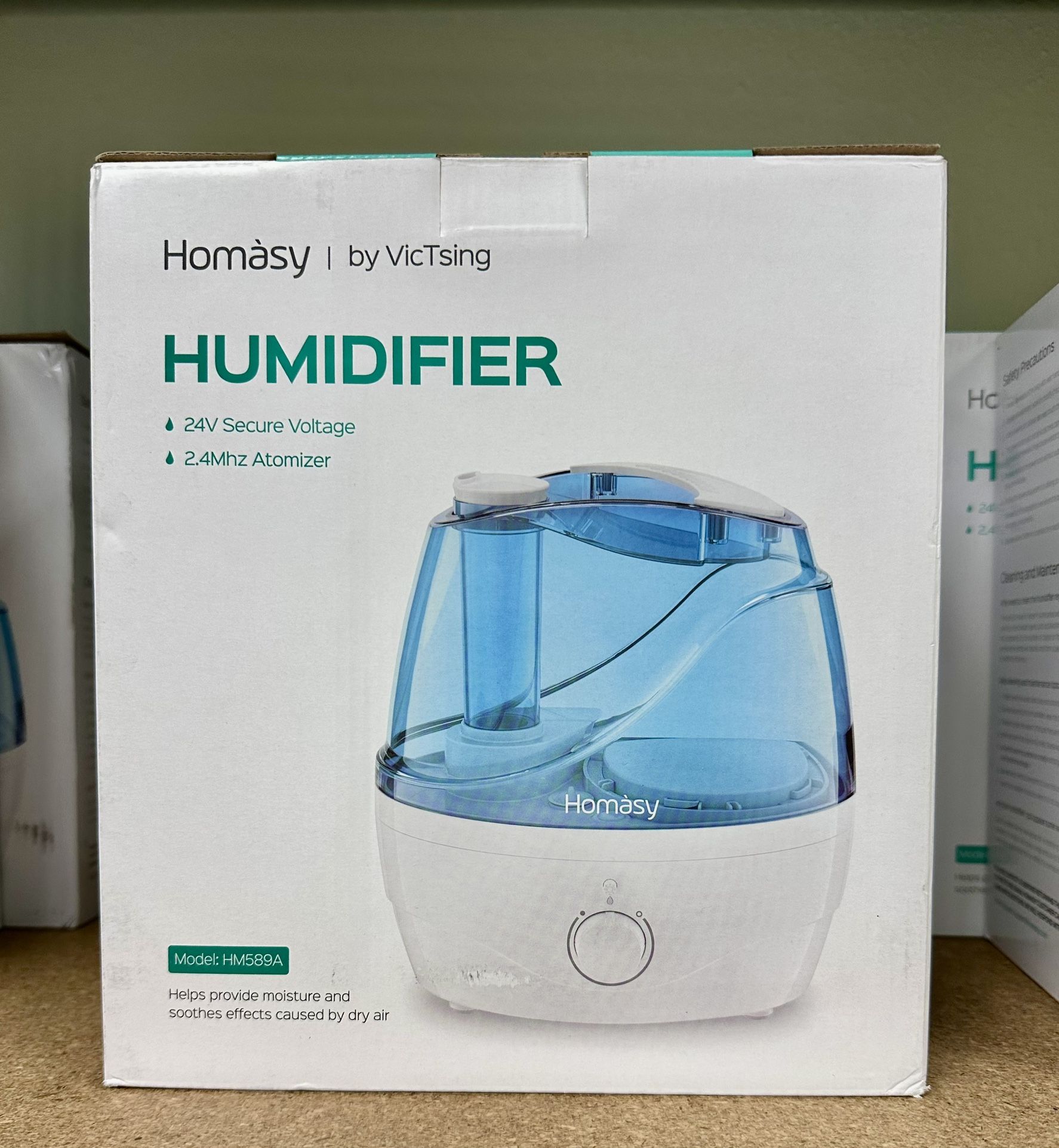 Cool Mist Humidifier With 350 Rotation Nozzle Quiet , 30h Work Time , Auto Off