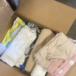 Box of baby stuff FREE