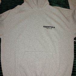 brand new oatmeal gray essential hoodie’s