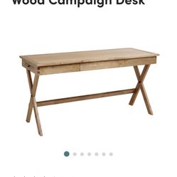 World Market Wood Campaign Desk 