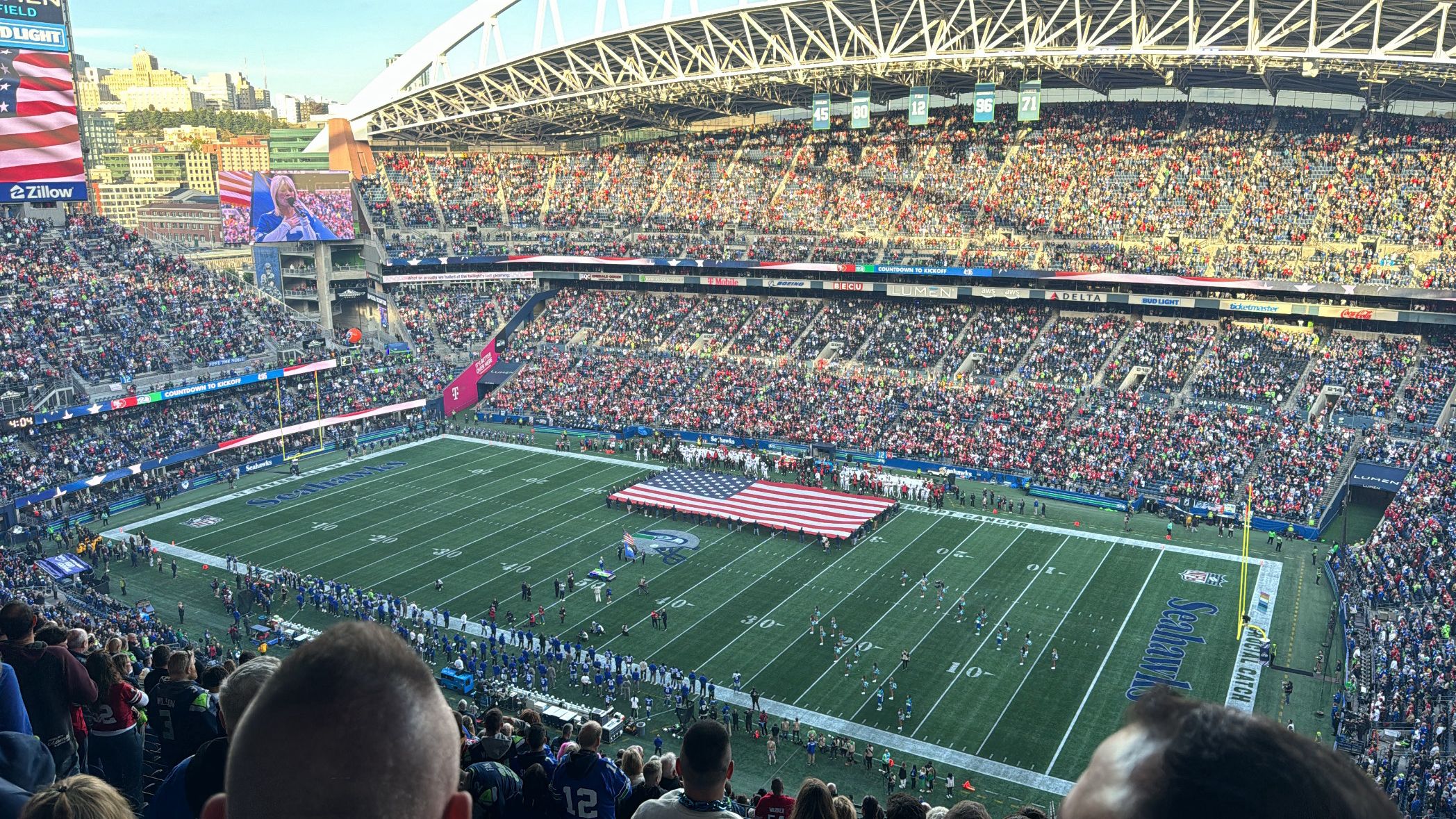 MONDAY NIGHT FOOTBALL SEAHAWKS VS TEXANS $50 Each