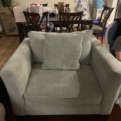 Macy’s Light Green Accent Chair 