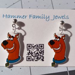 Scooby Doo Fan Art Earrings 