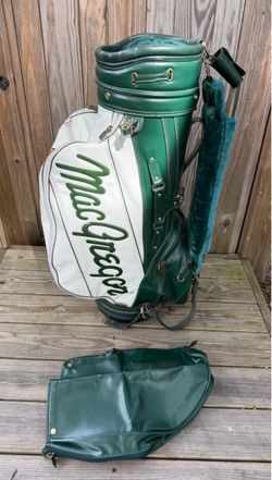 Macgregor Tour Golf Bag w hood green white